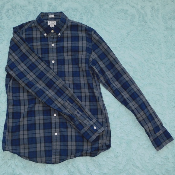 J Crew Plaid Slim Fit Button up Shirt - Picture 4 of 6